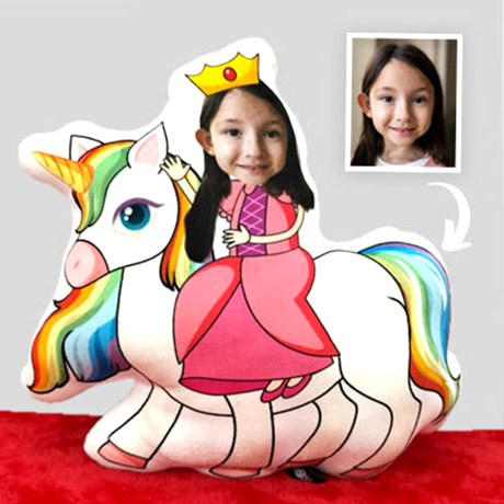 Custom pillow featuring cartoon designs