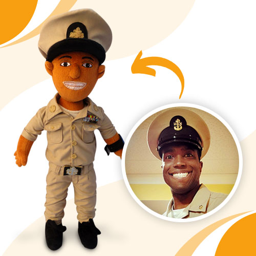 Personalized look-alike plush doll for children