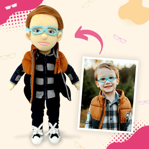 One-of-a-kind custom doll gift made from a photo