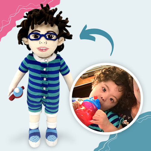Adorable look-alike plush doll gift idea