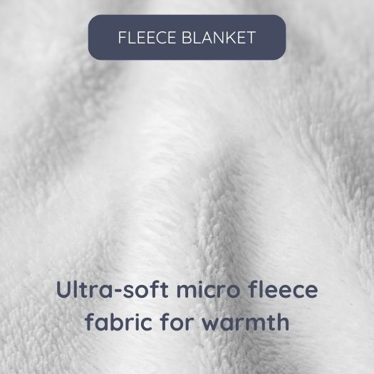 Custom photo fleece blanket