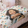 Personalized photo blanket in various sizes