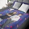 Custom blanket with printed photos