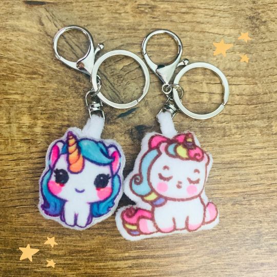 Your favorite design into a custom plush keychain