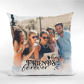 Best friend custom picture pillow