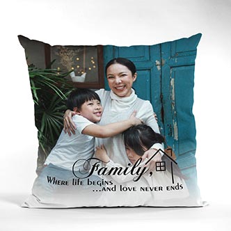 Custom photo love pillow