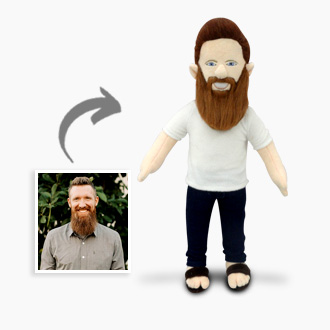 Custom plush handmade doll from selfie or photo