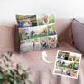 Personalized pillow with a full-color photo print