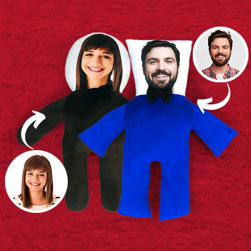 Unique huggable pillow for personal gifts