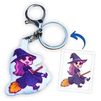 Custom photo keychains from photo of your loved ones or any characters.